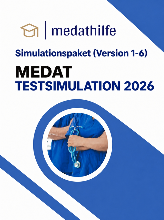 MedAT-Testsimulationen Paket – 6 komplette Probetests (Version 1-6)