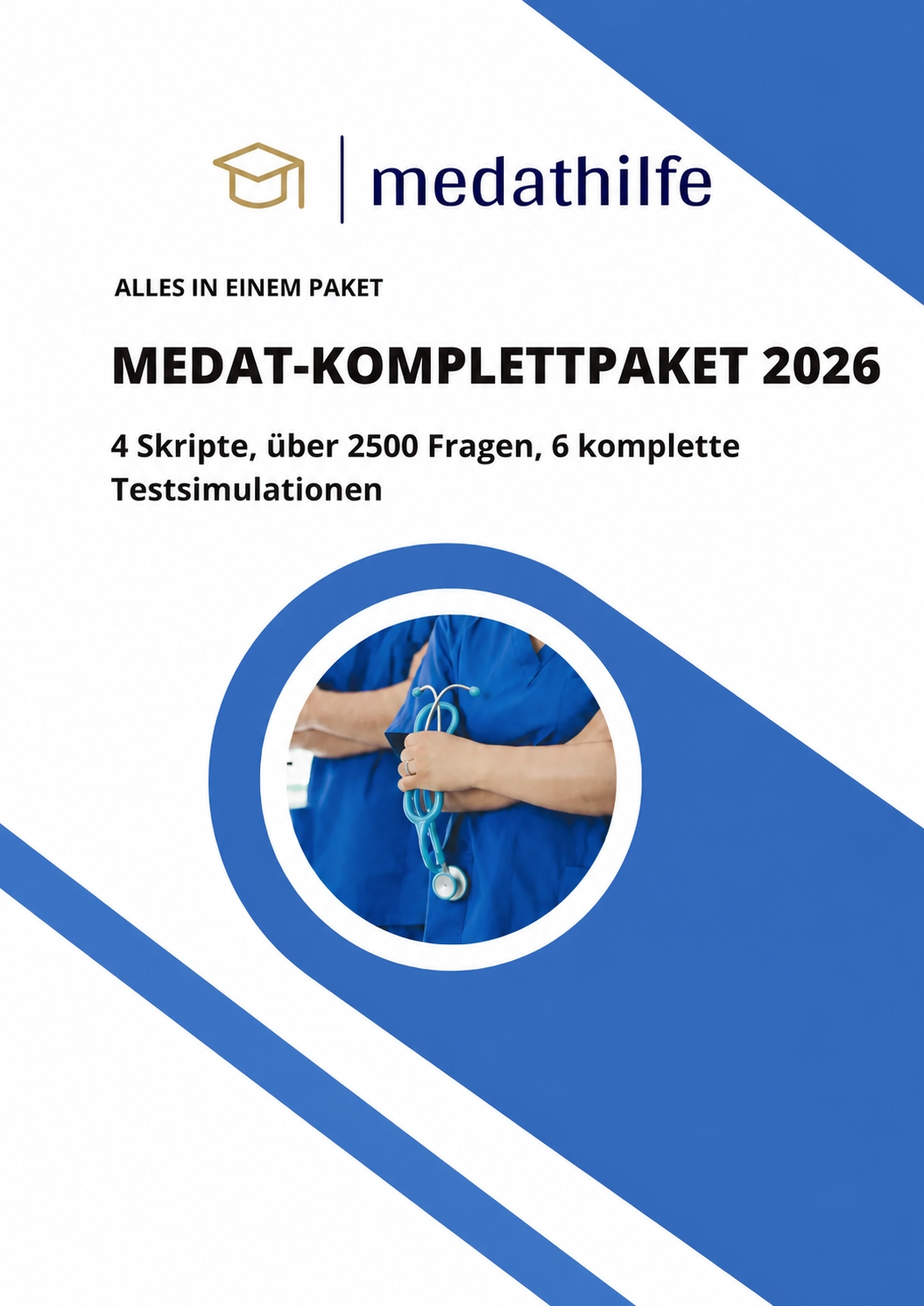MedAT-Komplettpaket 2026 – Skripten, 2500+ Fragen & 6 Testsimulationen